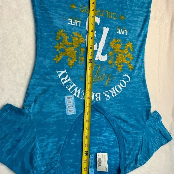 Coors Brewery Blue Short Sleeve Tee - Picture 3 of 5